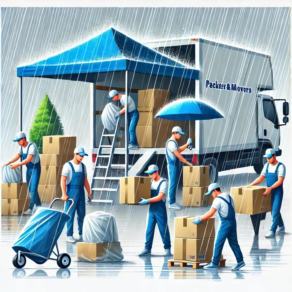 How Packers Movers Work in Rainy Season