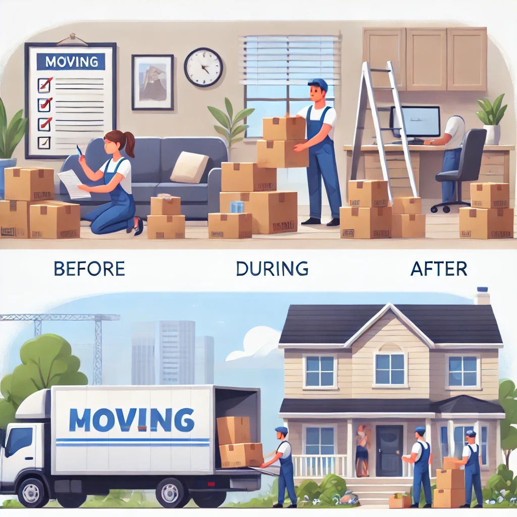 Moving Checklist Before, During and After Move